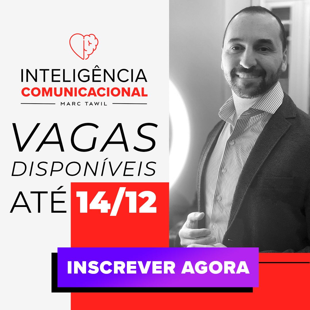 Vagas disponíveis até 14/12, inscrever agora