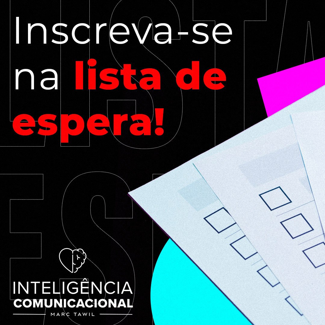 Inscreva-se na lista de espera