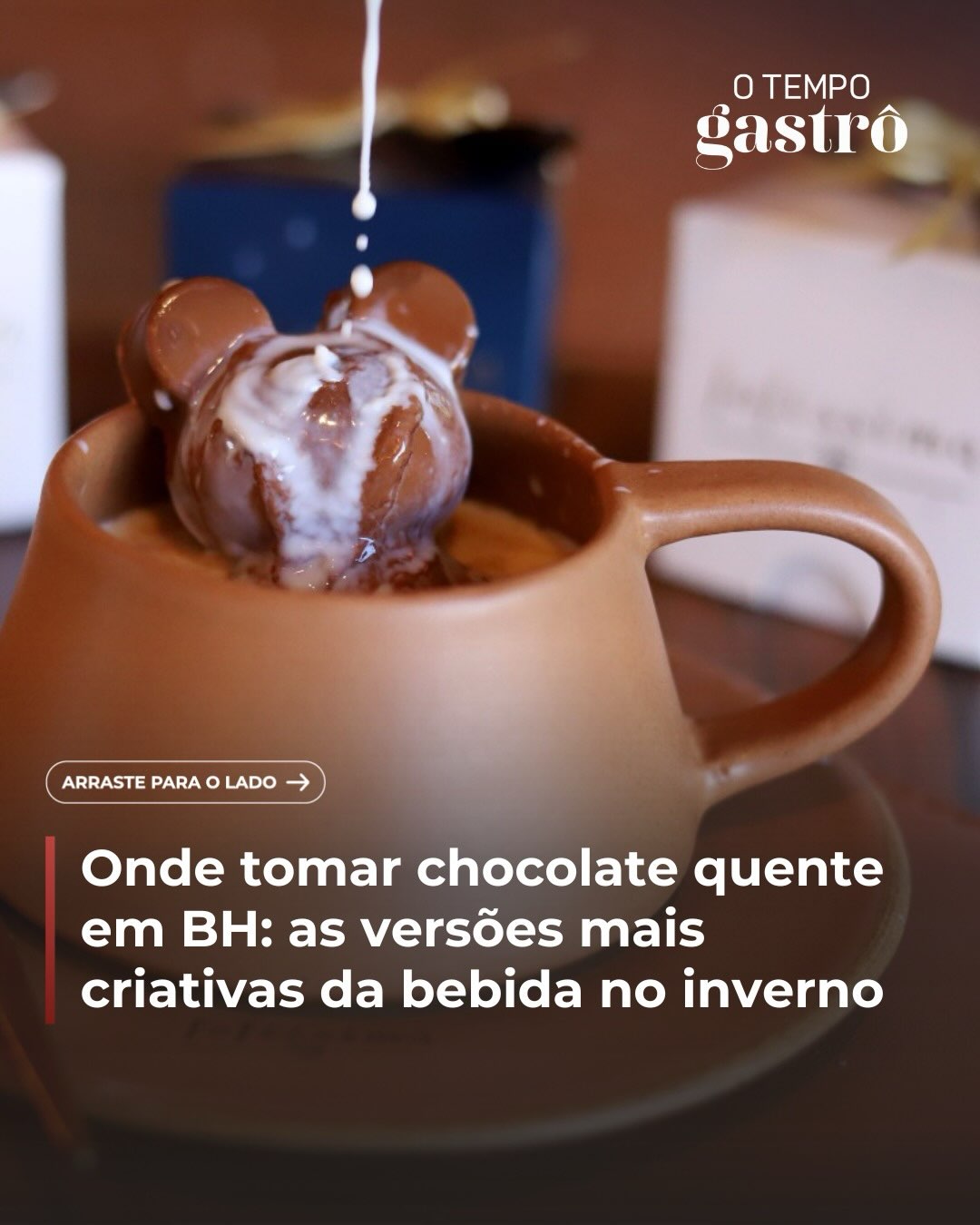 Onde tomar chocolate quente em BH: as versões mais criativas da bebida no inverno — slide 1