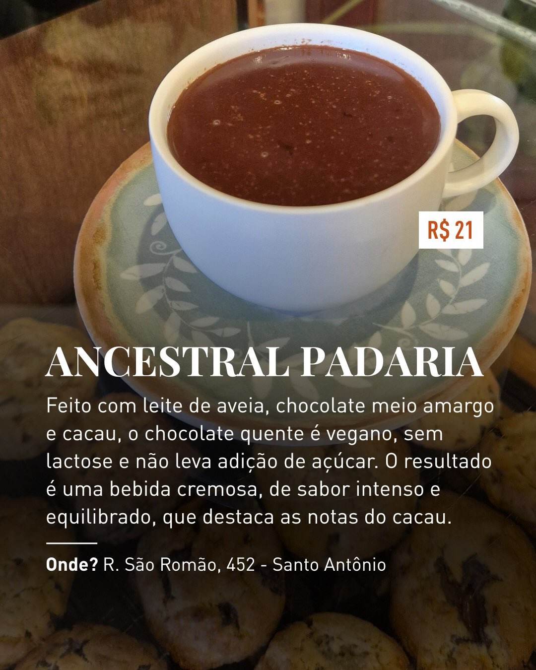 Onde tomar chocolate quente em BH: as versões mais criativas da bebida no inverno — slide 12