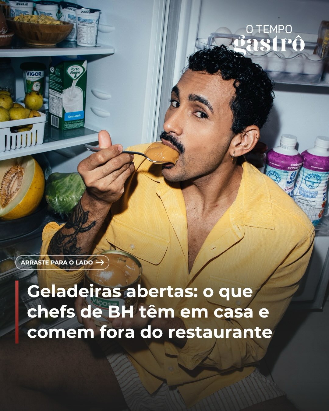 Geladeiras abertas: o que chefs de BH têm em casa e comem fora do restaurante — slide 1