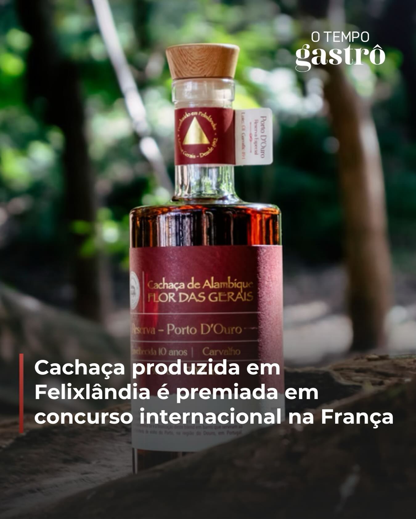 Cachaça produzida em Felixlândia é premiada em concurso internacional na França
