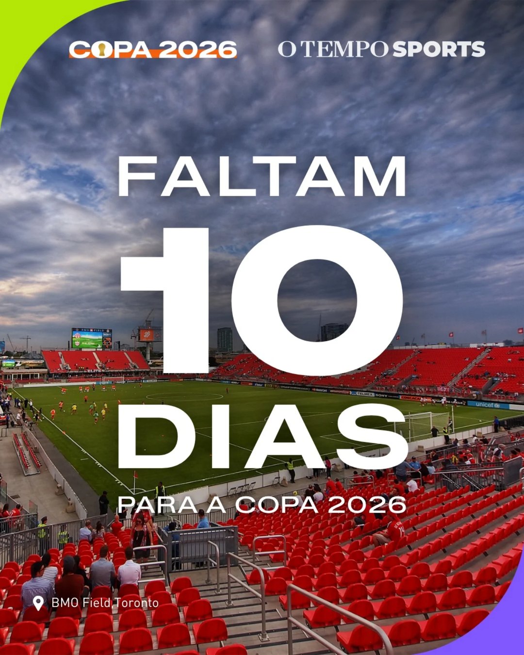 Faltam 10 dias para a Copa 2026