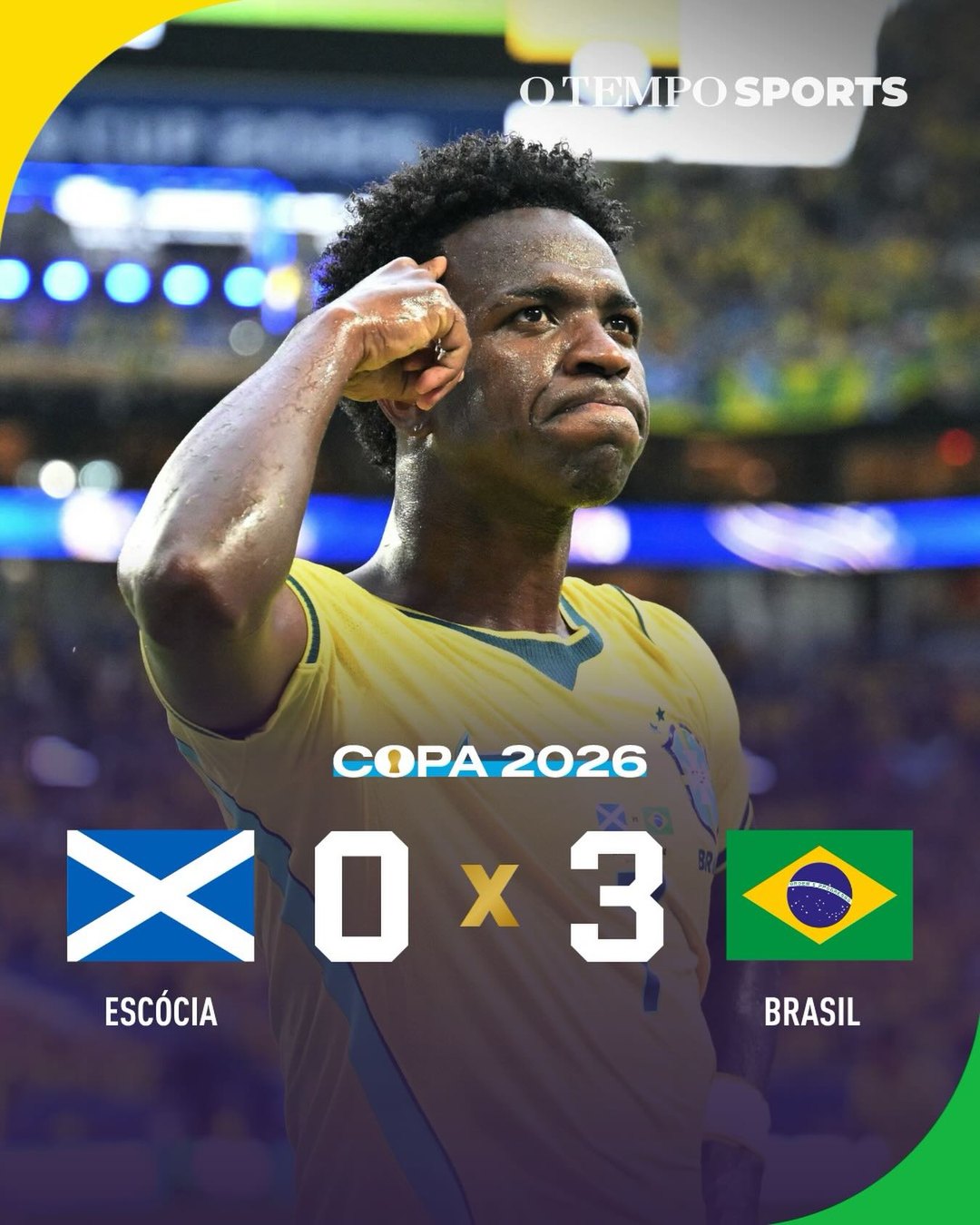Copa 2026: Escócia 0 x 3 Brasil