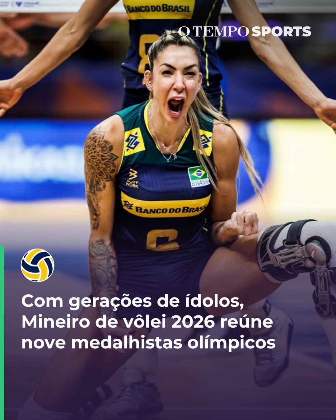 Com gerações de ídolos, Minas reúne nove medalhistas olímpicos no vôlei 2026