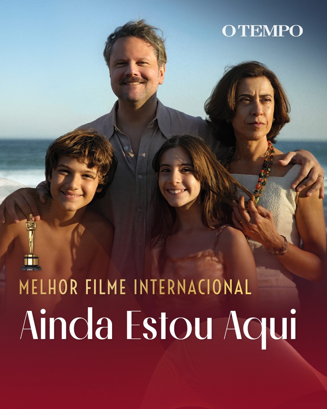 Ainda Estou Aqui, indicado a Melhor Filme Internacional